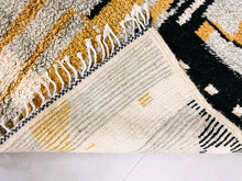 Load image into Gallery viewer, beni ourain rug morocco, 
beni ourain rug 3x6, 
beni ourain rugs,  
moroccan rugs, 
morocco rugs, 
rugs moroccan, 
rugs wool, 
wool for rugs, 
area wool rug, 
wool rugs, 
berber carpet, 
berber rugs, 
