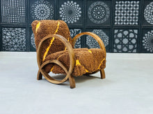 Load image into Gallery viewer, Chic moroccan walnut wood (Copy), chair, The Wool Rugs, The Wool Rugs, 
