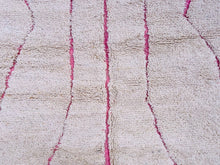 Load image into Gallery viewer, Beni ourain, Wool rug, Ivory rug, Beni ourain rug, moroccan berber rug, moroccan rug 8x10, Moroccan rug 8x10, Moroccan area rug, Berber rug, Moroccan rug, Moroccan berber rug, custom made, Moroccan rug blue