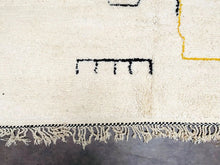 Load image into Gallery viewer, Beni ourain, shag rug, Wool rug, Handmade rug, moroccan shag rug, moroccan rug 9x12, beige rug, custom rugs, Moroccan rug, boho decor, custom made, customized rug, Custom size rug