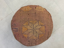 Load image into Gallery viewer, Round moroccan pouf cover - T45, Floor Cushions, The Wool Rugs, The Wool Rugs, 
