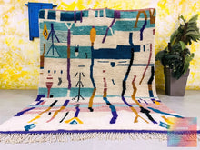 Load image into Gallery viewer, moroccan rug, 
beni ourain rug,
beni rugs, 
rug rugs, 
washable rug, 
the wool rug, 
custom rug, 
boho decor, 