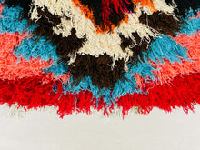 Load image into Gallery viewer, handmade rug 2x5 ft - N7163, Boucherouite Rugs, The Wool Rugs, The Wool Rugs, 
