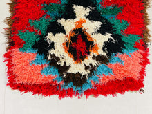 Load image into Gallery viewer, handmade rug 2x5 ft - N7163, Boucherouite Rugs, The Wool Rugs, The Wool Rugs, 
