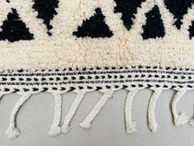 Load image into Gallery viewer, area rugs, custom moroccan rug, nursery decor, soft wool rug, shag rug, personalized gifts, modern tufted rug, living room wall art, wool custom rug, wool moroccan rug, funky rug, shag rug, black and white rug
