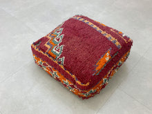 Load image into Gallery viewer, Moroccan pouf cover - A3, Floor Cushions, The Wool Rugs, The Wool Rugs, 
