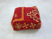 Load image into Gallery viewer, Moroccan pouf cover - AO16, Floor Cushions, The Wool Rugs, The Wool Rugs, 
