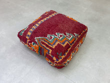 Load image into Gallery viewer, Moroccan pouf cover - A3, Floor Cushions, The Wool Rugs, The Wool Rugs, 
