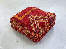 Load image into Gallery viewer, Moroccan pouf cover - AO16, Floor Cushions, The Wool Rugs, The Wool Rugs, 
