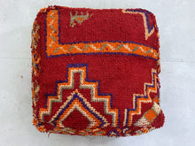 Load image into Gallery viewer, Moroccan pouf cover - AO16, Floor Cushions, The Wool Rugs, The Wool Rugs, 
