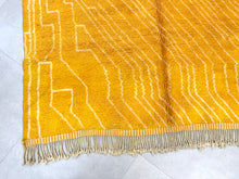 Load image into Gallery viewer, Bold Mustard Moroccan Rug, Custom rugs, The Wool Rugs, The Wool Rugs, 
