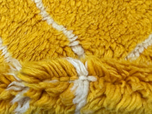 Load image into Gallery viewer, Bold Mustard Moroccan Rug, Custom rugs, The Wool Rugs, The Wool Rugs, 

