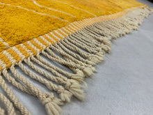 Load image into Gallery viewer, Bold Mustard Moroccan Rug, Custom rugs, The Wool Rugs, The Wool Rugs, 
