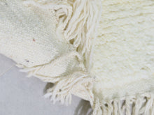 Load image into Gallery viewer, Modern boho rug in neutral ivory handmade by Berber artisans



