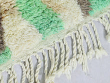 Load image into Gallery viewer, One-of-a-kind Moroccan rug handwoven with colorful tribal influences

