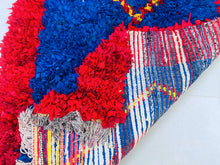 Load image into Gallery viewer, Sustainable handwoven rug made from recycled textiles
