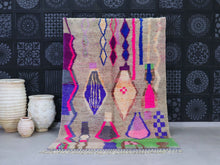 Load image into Gallery viewer, Colorful Handmade Wool Berber rug 6x9 - A96, Rugs, The Wool Rugs, The Wool Rugs, 