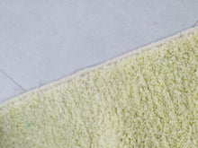 Load image into Gallery viewer, Wool Moroccan rug in cream and yellow with traditional tribal patterns


