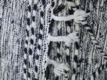 Load image into Gallery viewer, Minimalist black and white Moroccan runner rug for modern homes


