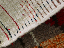 Load image into Gallery viewer, Red and brown Berber runner carpet


