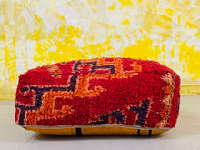 Load image into Gallery viewer, handmade pouf, pillow cases, home decor, floor cushion, kilim pouf, seating, Handmade, Moroccan floor, pouf, Sofa Couch, pillowcase, moroccan pouf,
