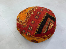 Load image into Gallery viewer, floor pouf, outdoor pouf, handmade gift, home decor, throw pillow, pillow covers, meditation cushion, floor cushion, personalized pillow, ottoman pouf, floor sofa, wedding gifts, personalized gifts
