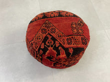 Load image into Gallery viewer, Round moroccan pouf cover - T27
