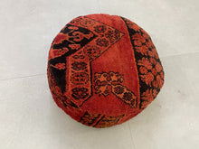 Load image into Gallery viewer, Round moroccan pouf cover - T27
