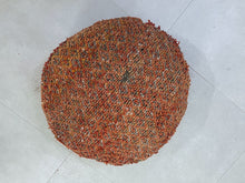 Load image into Gallery viewer, Round moroccan pouf cover - T37
