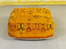 Load image into Gallery viewer, Home and Living, Antique Decor, Kilim Fabric, Ottoman Pouf, Christmas Décor, New Year
