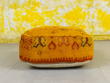 Load image into Gallery viewer, Home and Living, Antique Decor, Kilim Fabric, Ottoman Pouf, Christmas Décor, New Year
