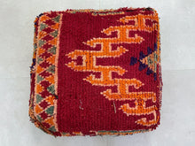 Load image into Gallery viewer, Moroccan pouf cover - P61, Floor Cushions, The Wool Rugs, The Wool Rugs, 
