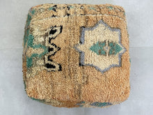 Load image into Gallery viewer, Moroccan pouf,
Floor pillow,
Floor pouf,
boho deco,
berber pouf,
Living Room pouf,
home decor,
handmade pouf