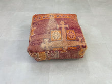 Load image into Gallery viewer, Moroccan Pouf,
Floor Cushion,
Floor Pillow,
Footstool,
Ottoman Pouf,
Handmade Pouf,