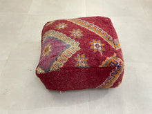 Load image into Gallery viewer, Moroccan pouf cover - Z39, Floor Cushions, The Wool Rugs, The Wool Rugs, 
