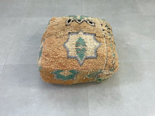 Load image into Gallery viewer, Moroccan pouf,
Floor pillow,
Floor pouf,
boho deco,
berber pouf,
Living Room pouf,
home decor,
handmade pouf