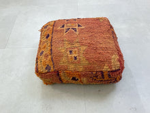 Load image into Gallery viewer, Moroccan Pouf,
Floor Cushion,
Floor Pillow,
Footstool,
Ottoman Pouf,
Handmade Pouf,