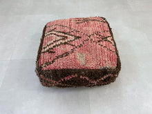 Load image into Gallery viewer, Moroccan pouf cover - P83, Floor Cushions, The Wool Rugs, The Wool Rugs, 
