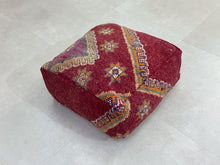 Load image into Gallery viewer, Moroccan pouf cover - Z39, Floor Cushions, The Wool Rugs, The Wool Rugs, 
