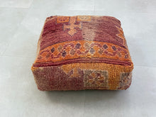 Load image into Gallery viewer, Moroccan Pouf,
Floor Cushion,
Floor Pillow,
Footstool,
Ottoman Pouf,
Handmade Pouf,
