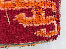 Load image into Gallery viewer, Moroccan pouf cover - P61, Floor Cushions, The Wool Rugs, The Wool Rugs, 
