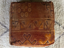 Load image into Gallery viewer, Unique Moroccan Kilim Pouf - L61 (Copy), Floor Cushions, The Wool Rugs, The Wool Rugs, 
