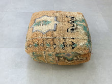 Load image into Gallery viewer, Moroccan pouf,
Floor pillow,
Floor pouf,
boho deco,
berber pouf,
Living Room pouf,
home decor,
handmade pouf