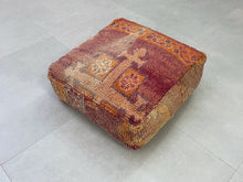 Load image into Gallery viewer, Moroccan Pouf,
Floor Cushion,
Floor Pillow,
Footstool,
Ottoman Pouf,
Handmade Pouf,