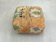 Load image into Gallery viewer, Moroccan pouf,
Floor pillow,
Floor pouf,
boho deco,
berber pouf,
Living Room pouf,
home decor,
handmade pouf
