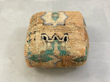 Load image into Gallery viewer, Moroccan pouf,
Floor pillow,
Floor pouf,
boho deco,
berber pouf,
Living Room pouf,
home decor,
handmade pouf