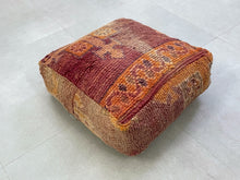 Load image into Gallery viewer, Moroccan Pouf,
Floor Cushion,
Floor Pillow,
Footstool,
Ottoman Pouf,
Handmade Pouf,
