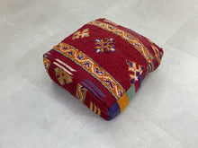 Load image into Gallery viewer, Moroccan pouf cover - Z38, Floor Cushions, The Wool Rugs, The Wool Rugs, 
