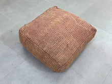 Load image into Gallery viewer, Moroccan pouf cover - B61, Floor Cushions, The Wool Rugs, The Wool Rugs, 
