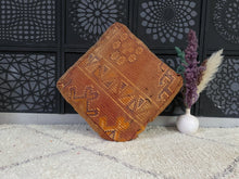 Load image into Gallery viewer, Unique Moroccan Kilim Pouf - L61 (Copy), Floor Cushions, The Wool Rugs, The Wool Rugs, 